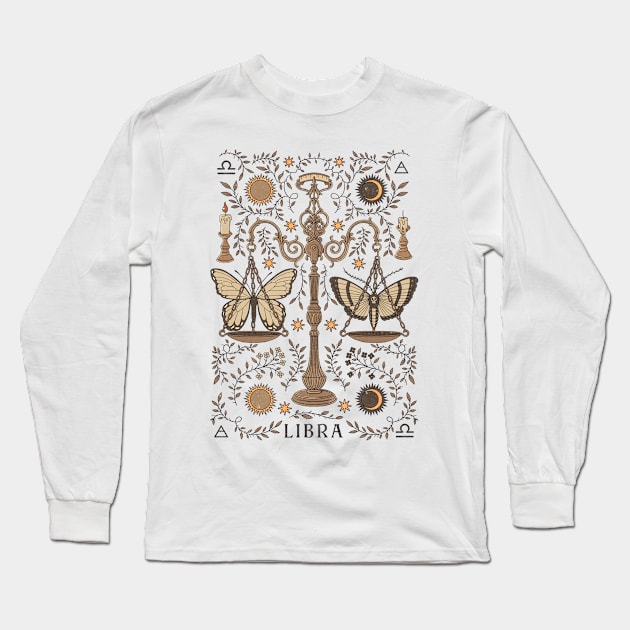 Libra, The Balance Long Sleeve T-Shirt by thiagocorrea